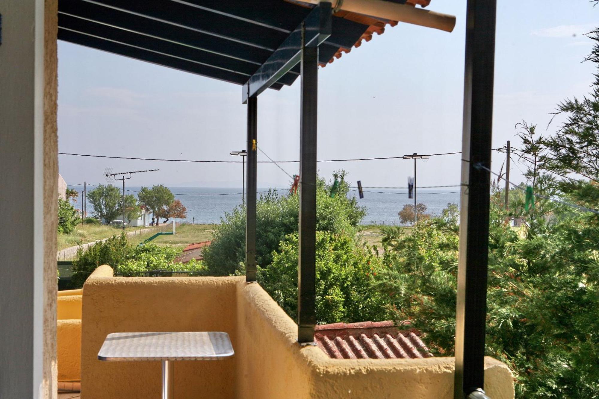 9 Musses Hotel Apartments Skala Mistegnon Bagian luar foto