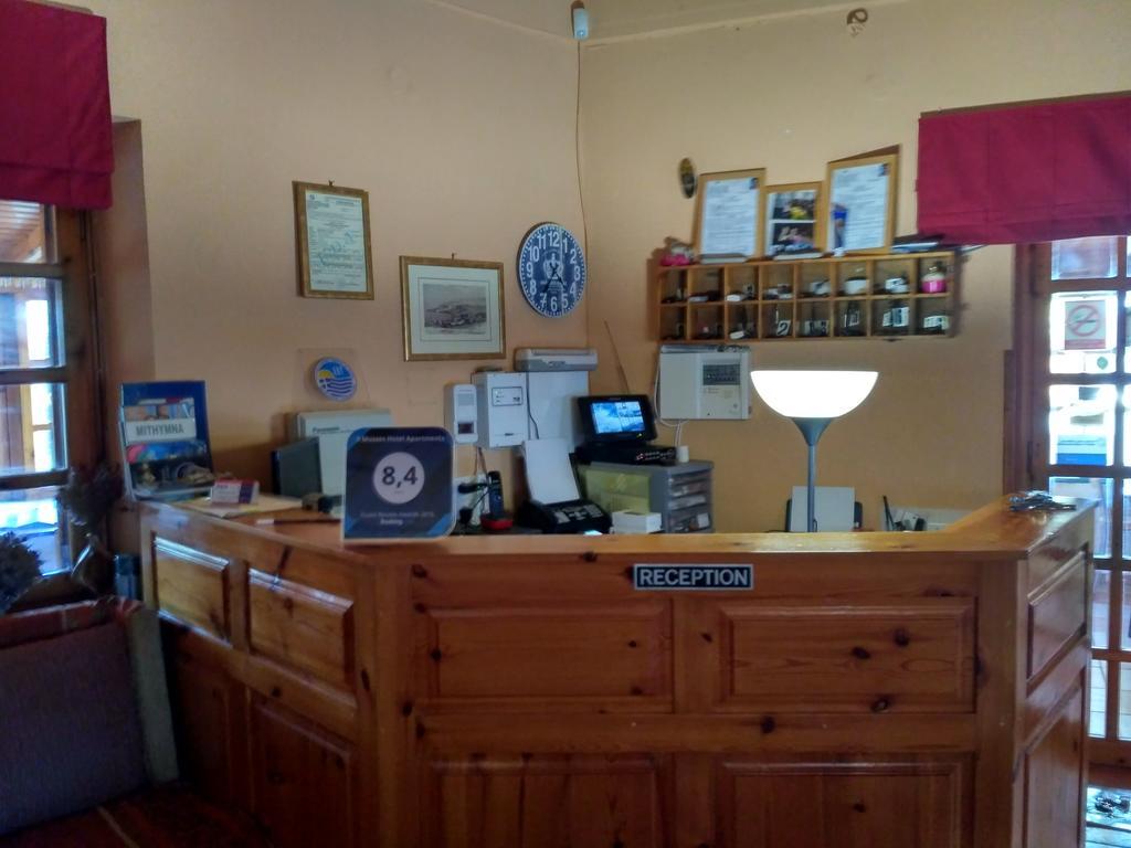 9 Musses Hotel Apartments Skala Mistegnon Bagian luar foto