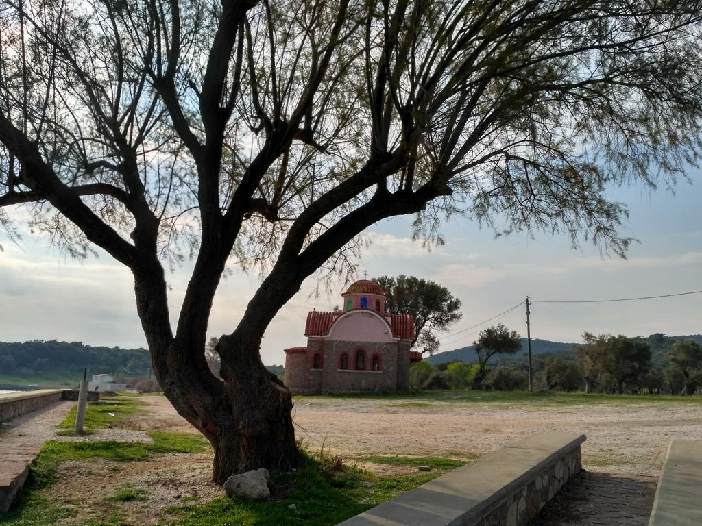 9 Musses Hotel Apartments Skala Mistegnon Bagian luar foto
